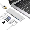 USB-C Hub mit 2x USB-A + 2x USB-C + SD + TF + HDMI | Adapter, Typ C 7-in-1 Splitter | HUB