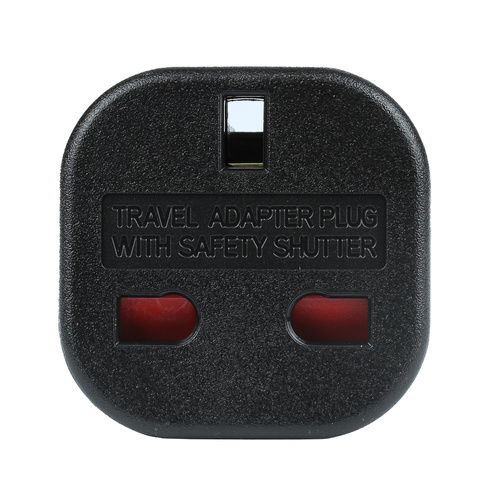 Netzadapter UK - EU/PL | schwarz | AD-EU96