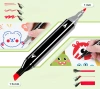 Bunte Filzstifte | Doppelseitige Marker | Marker-Set in Tasche | SMP-60PCS