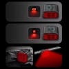 USB LED Fahrradlicht Set vorne + hinten | Wasserdichte Fahrradlichter | BK-L325