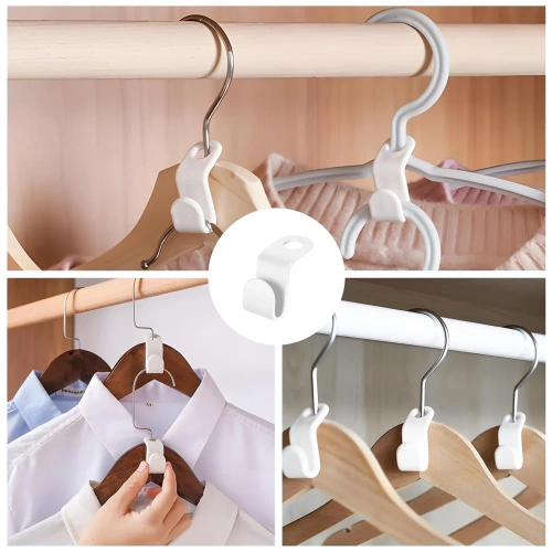 Kleiderhaken | Kleiderschrank-Organizer | Kleiderhaken | YJ-S10-WEISS