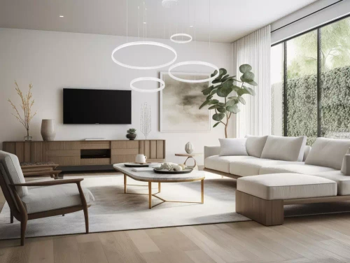 Mehrfachfunktionale moderne Pendelleuchte | LED | Weiß | RLK-C04-136W-W