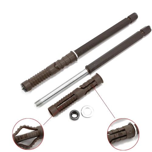 Regalträger | unsichtbarer Befestigungsarm | 4 Stück | schwarz | DF-4PCS-BLACK