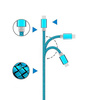 Lightning (iPhone) 1M | Nylon USB-Kabel für iPhone 11 XS XR X 8 7 6 5S SE | C06