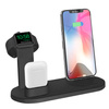 Dockingstation für Apple iPhone Airpods Watch | kabelloses Ladegerät 15W | 3 Anschlüsse - USB-C / Lightning / Micro USB | WD-03