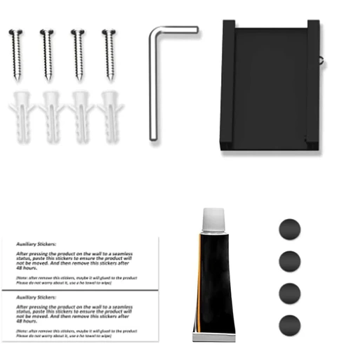 Kleiderständer klappbar | Wandtrockner faltbar mit Haken | LYJ-S30-BLACK