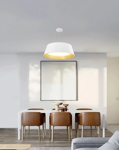 Moderne LED-Pendelleuchte | Kronleuchter mit 1 Lichtpunkt | CDL-461-WEISS