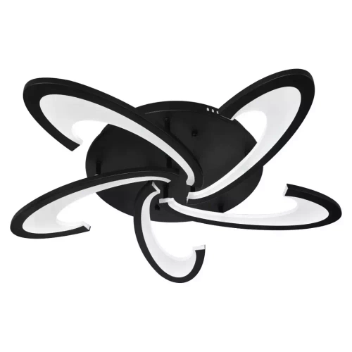 LED-Deckenleuchte | Aufbaupanel 55 W | schwarz | RLF-C55W-B