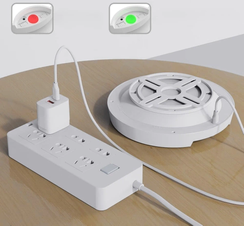 Deckenleuchte mit integriertem Akku | LED-Deckenleuchte mit Dämmerungssensor und Bewegungssensor | C2772-WEISS
