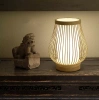 Stehlampe Nachtlicht 25cm, Bambus, Gewinde E27 | DLM-P240