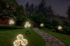 Solar Gartenlampe LED Kugel | 66 cm, 600 mAh | FLD-29-W