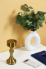 Tischlampe mit eingebautem Akku | Nachtlicht mit drei Leuchtfarben | Stimmungsvolle Lampe für Hotel, Restaurant | HJA10-A-GOLD