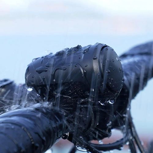 Elektronische Fahrradklingel mit Alarm 125 dB | Wasserdichte Türklingel mit Diebstahlalarmfunktion | EH-128