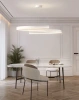 Moderne Pendelleuchte 50 cm | Spiral LED Lampe 50W | RLO-50CM-50W-W