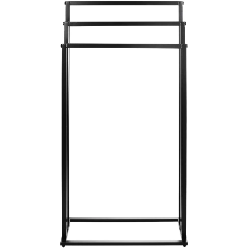 Handtuchhalter, dreifach | 45 cm | schwarz | TRF-450-BLACK