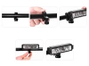 Leistungsstarkes 1200lm LED-Frontlicht fürs Fahrrad | Wasserdichtes, per USB wiederaufladbares Fahrradlicht | Fahrradlichter mit 3 Modi | IPX5 EOS630