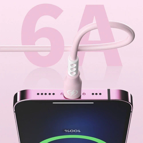 USB-Kabel mit drei Ladeanschlüssen | B2-3in1-pink