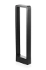 Moderne Stehleuchte für den Garten, LED-Säule | Aluminium 60cm, IP54, 10W=1200lm | LLM-60CM