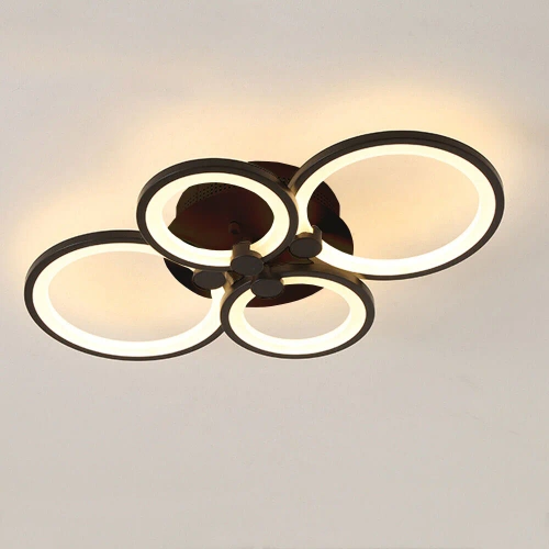 Moderne Deckenleuchte | LED-Deckenlampe | Schwarz | RLC-C48W-B
