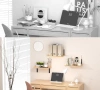 Regalträger-Set 4 Stück | Regalwinkel 24 cm | JZ-L235-BLACK
