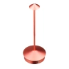 Tischlampe mit integriertem Akku | Nachtlicht mit drei Leuchtfarben | Stimmungsvolle Lampe für Hotel, Restaurant | HJA32-ROSEGOLD