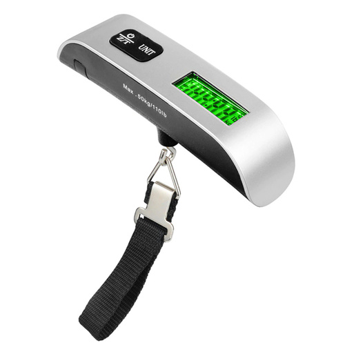 Elektronische Gepäckwaage | Thermometer | bis 50kg ±10g | OCS-13