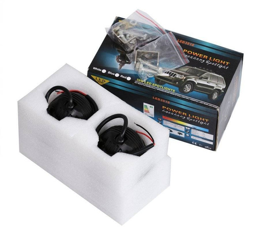 Halogenscheinwerfer für Motorrad | 2 Stück | COB Ring | JG-992A