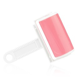 Abrollrolle | Kleiderrolle | Fellbürste | WHS-282-PINK