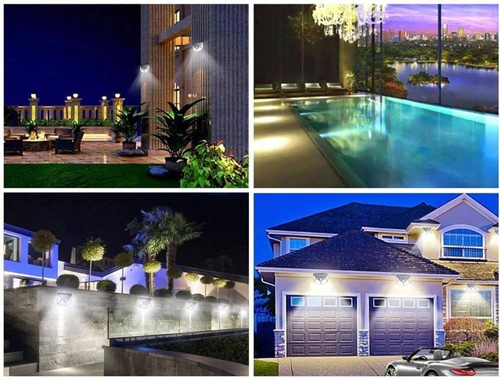 LED-Gartenleuchte mit Bewegungsmelder | 100 x 2835 SMD LEDs | SFL-100LED
