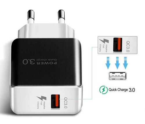 Netzladegerät Quick Charge 3.0 | Schnellladung 3A | Adaptive Fast Charging | CA-051
