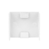 Gerader Verbinder für Abdeckleiste 40x20mm | weiß | CDT-02