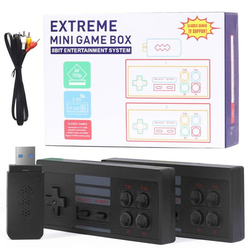 Retro Konsole MINI GAME BOX USB | 848 Spiele in HD 720p Qualität | X-09-LD