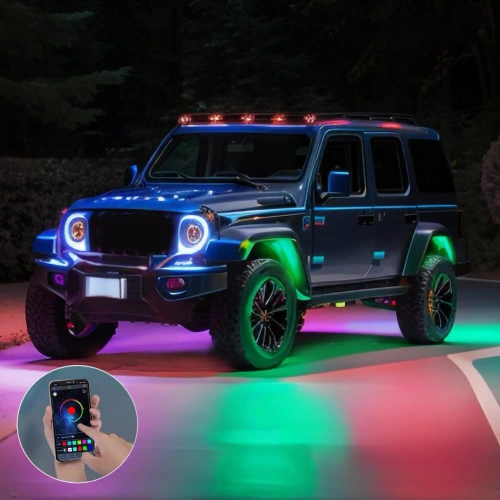 Autolampen | RGB-LED | 12 Stück