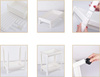 Mobiler Badezimmerschrank | 4 Regale | SR2308