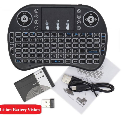 Wireless-Tastatur mit Touchpad-Beleuchtung | i8