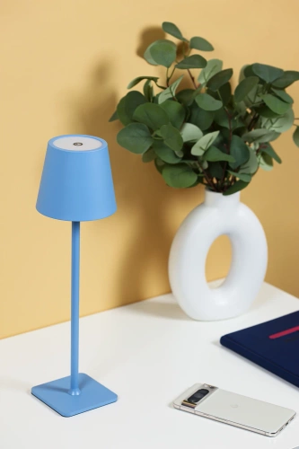 Tischlampe mit eingebautem Akku | Touch-Nachtlicht | HJA20-BLUE