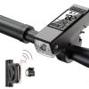 3-in-1 LED Fahrradlicht 450 lm | Computer zur Messung von Geschwindigkeit, Distanz und Zeit | Starke Beleuchtung mit Tonsignal | MBLBD-3201