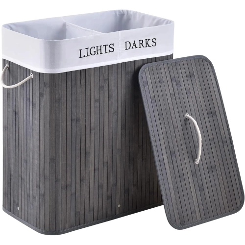 Wäschekorb | 100 l | grau | ZYL-100L-GREY