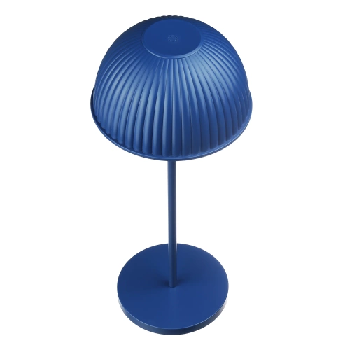 Touch-Lampe mit integriertem Akku | Nachttischleuchte mit Farbwechsel-Funktion | blau | JX28-BLUE