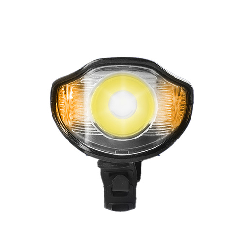 LED-Fahrrad-Frontleuchte | integrierte Hupe 120 dB | Fahrradcomputer-Funktion | 4 Leuchtmodi, 300 lm, 8 h Laufzeit, 1.500 mAh | BL063