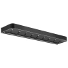 Badezimmerregal über dem Waschbecken | Länge 60 cm | Duschablage | Schwarz | BSU-L60CM-B