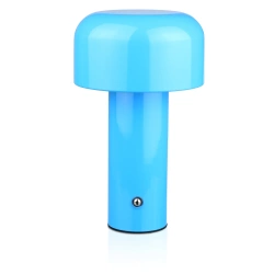 LED-Tischleuchte mit integriertem Akku | moderne Nachttischleuchte | Touch-Tischleuchte | YG-D017-BL