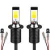 Ein Satz COB H3 DUAL COLOR JDM LED-Lampen