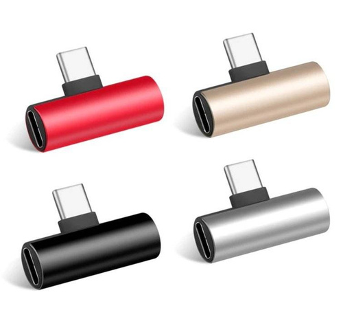Adapter Type-C - Type-C + Jack | Audio-Adapter für Telefon | UA-006