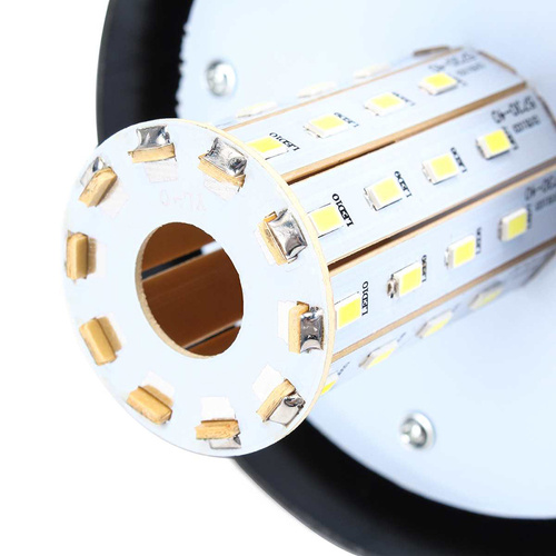 LED Warnleuchte auf Pfosten montiert | Warnblitz | Drehlicht | LED-03L-3-V2