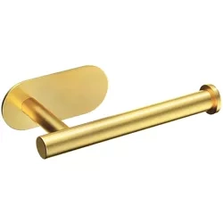 Goldener Papierclip | Selbstklebender Toilettenpapierhalter | JZU-304-GOLD