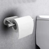 Silberner Papiergriff | Selbstklebender Toilettenpapierhalter | JZU-304-SILVER