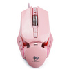Rosa Gaming-Maus für Computer, kabelgebunden, optisch, USB | LED-RGB-Hintergrundbeleuchtung | 1200-6400 DPI, 7 Tasten | G530