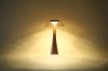 Moderne Tischlampe | Nachtlicht mit eingebautem Akku | LED-Tischlampe | MGD-151-Brown