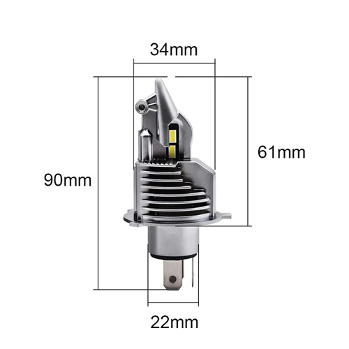 LED Scheinwerferlampen H4 F10 | 2 Stück